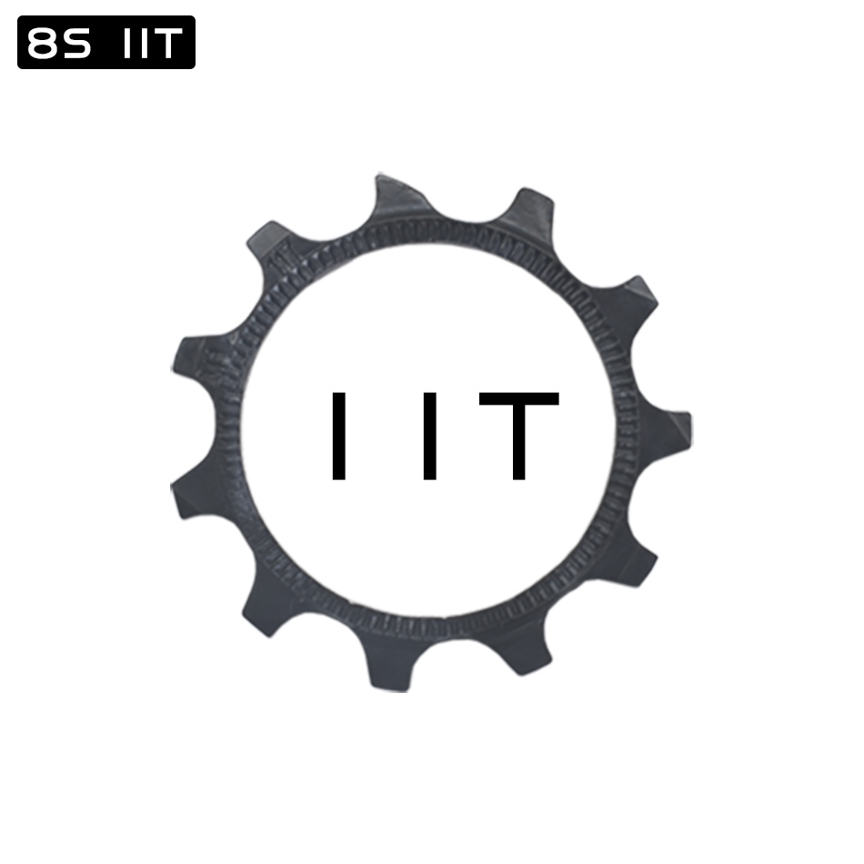 SUNSHINE-SZ piezas de reparación de piñón de volante de bicicleta negra Cassette de bicicleta de 11 velocidades 11T 12T 13T cubierta de bloqueo de volante de bicicleta: Blanco