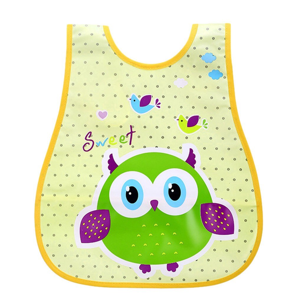 Cute Kid Infant Bibs Baby Soft Cartoon Animal Waterproof Saliva Dripping Bibs Lunch Bibs Baby Feeding Boys Girls FH5: G