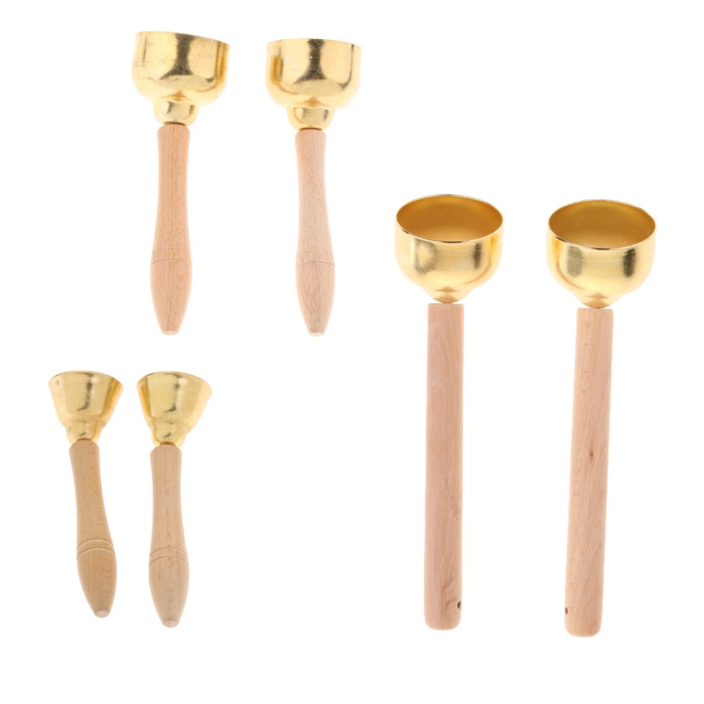 1 Pair Koperen Peng Bell Tinkle Jingle Bell Percussie Instrument
