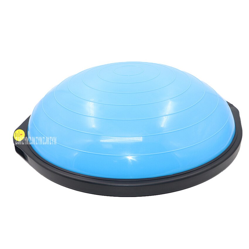 64cm PVC Yoga Balance Ball Pilates Bosu Ball Fitness Balance Training Half Ball Fitball Yoga Halfsphere Semisphere: Blue