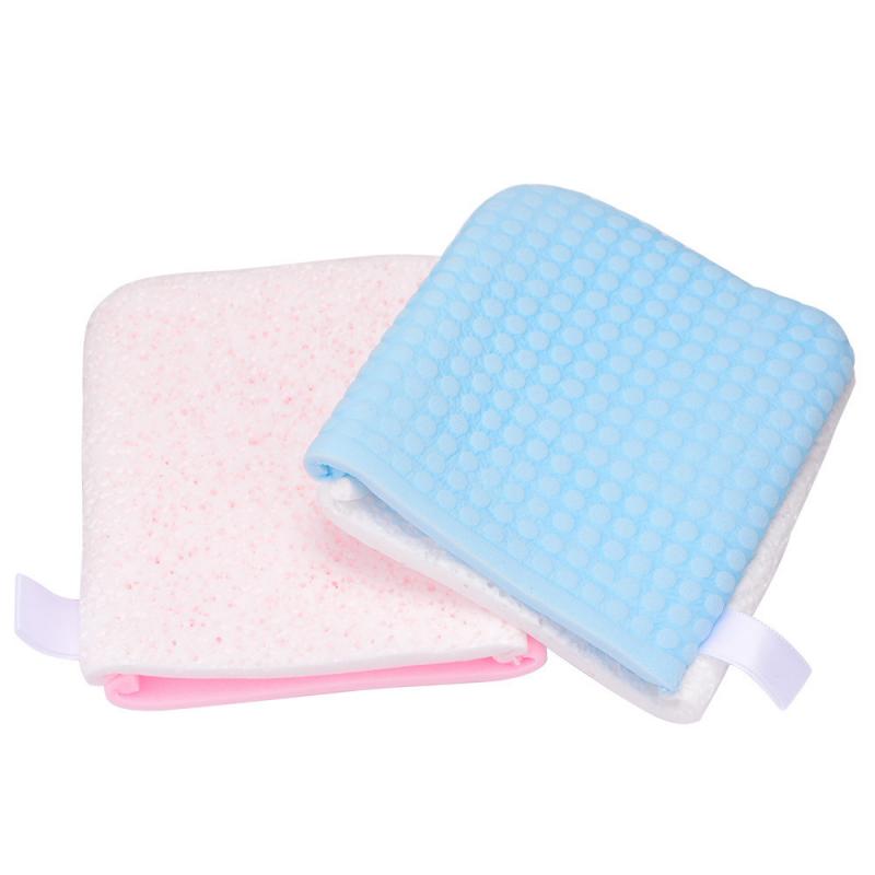 1PC Reusable Face Cleansing Puff Washing Face Antibacterial Gloves Facial Cleaning Pads Face Makeup Remover Tools For Travel