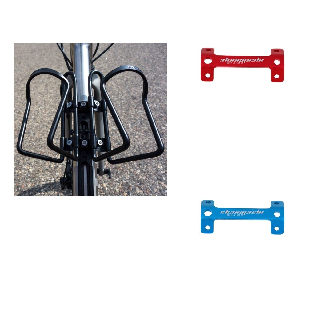 2 stuks fiets bidonhouder frame houder dubbele bidonhouder waterkoker houder expander