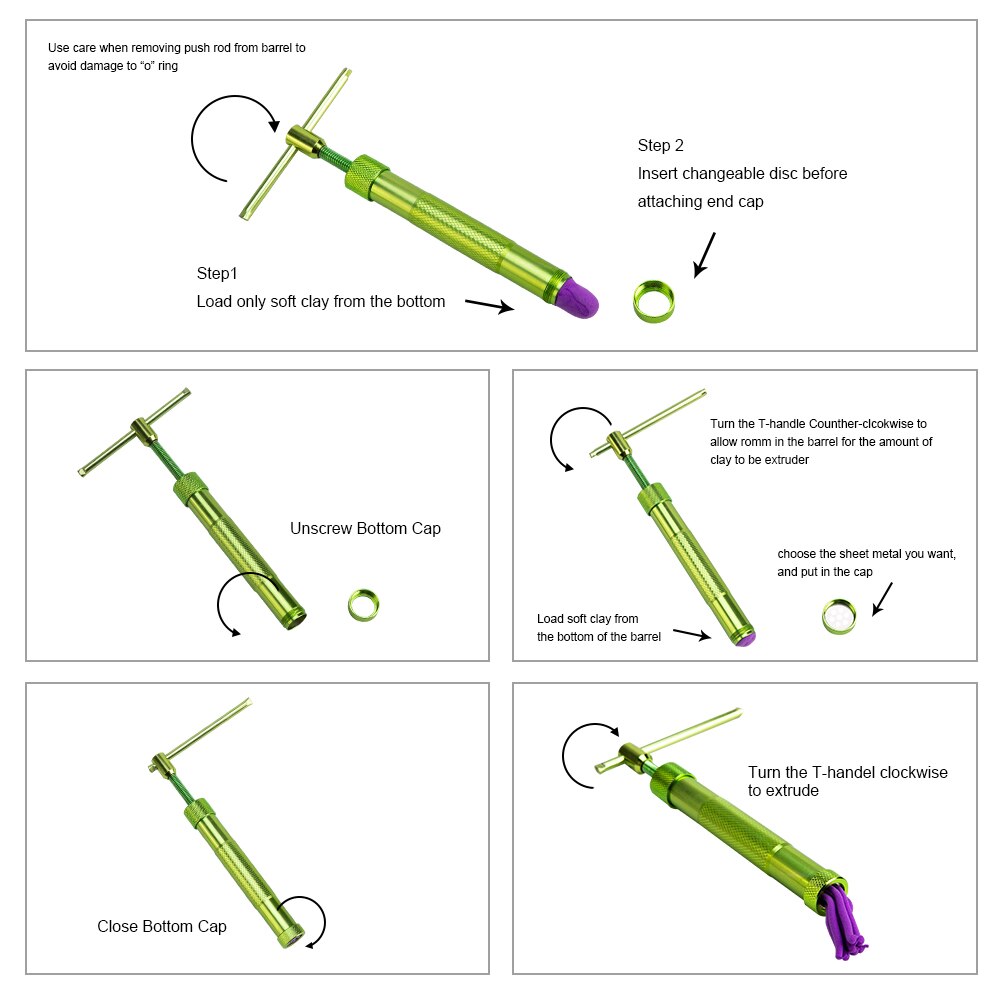 HKML Ton Extruder Edelstahl Zucker Paste Extruder Craft Gun mit 20 Discs Zucker Handwerk Sculpt Polymer Mold Extruder Dropshi