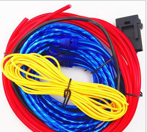 Subwoofer line 4m Car amplifier sets of lines power line car modified stereo wire