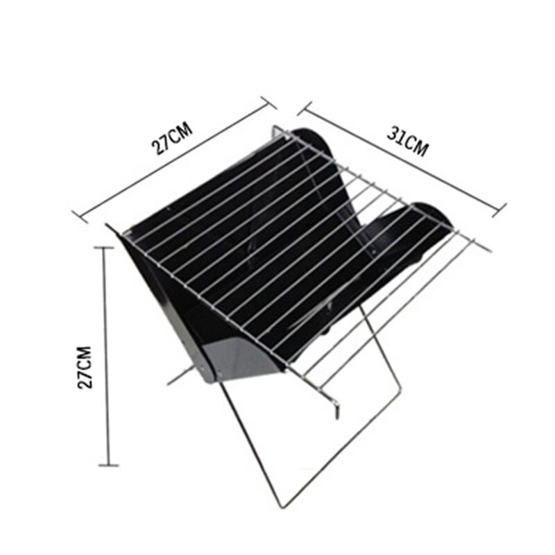 BBQ Camping Grill stand Foldable Portable Outdoors Charcoal Brazier stove Barbecue Camping supplies