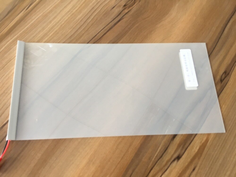 PDLC smart film sample 21cm*15cm or 8" * 5" for A5 size for rear projection screen film White with Switch