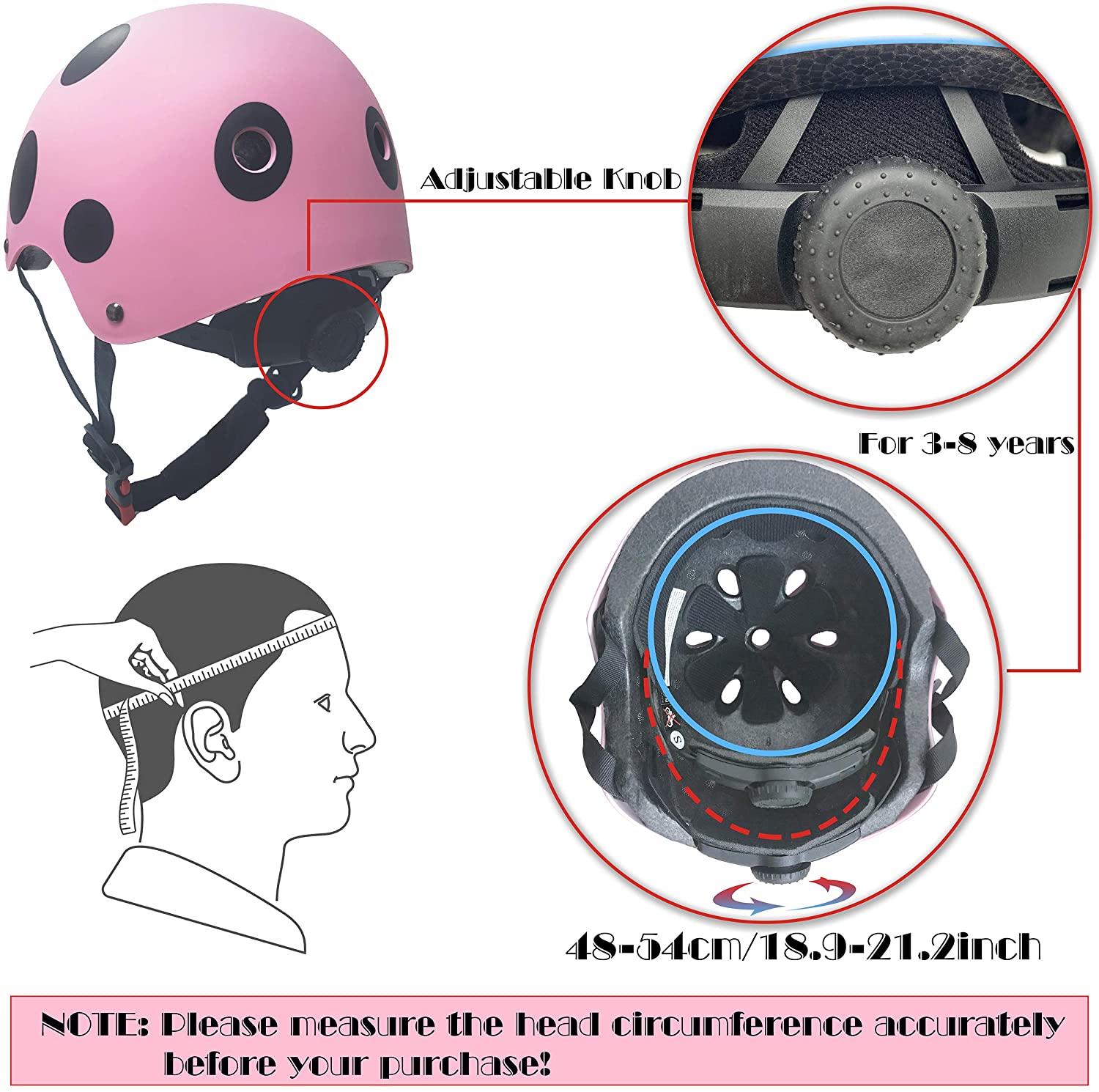 Outdoor Sports Protective Gear Set Boys Girls Cycling Helmet Safety Pads Set [Knee&Elbow Pads and Wrist Guards] for Roller Scoot