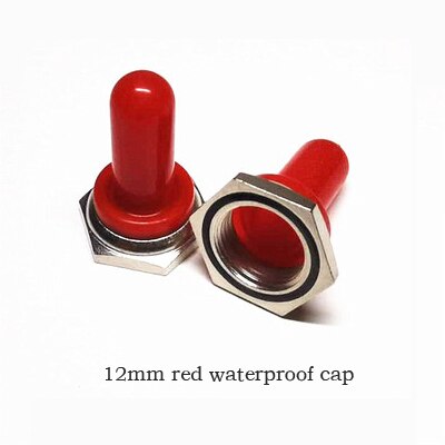 Toggle Switch 16A: Red waterproof cap