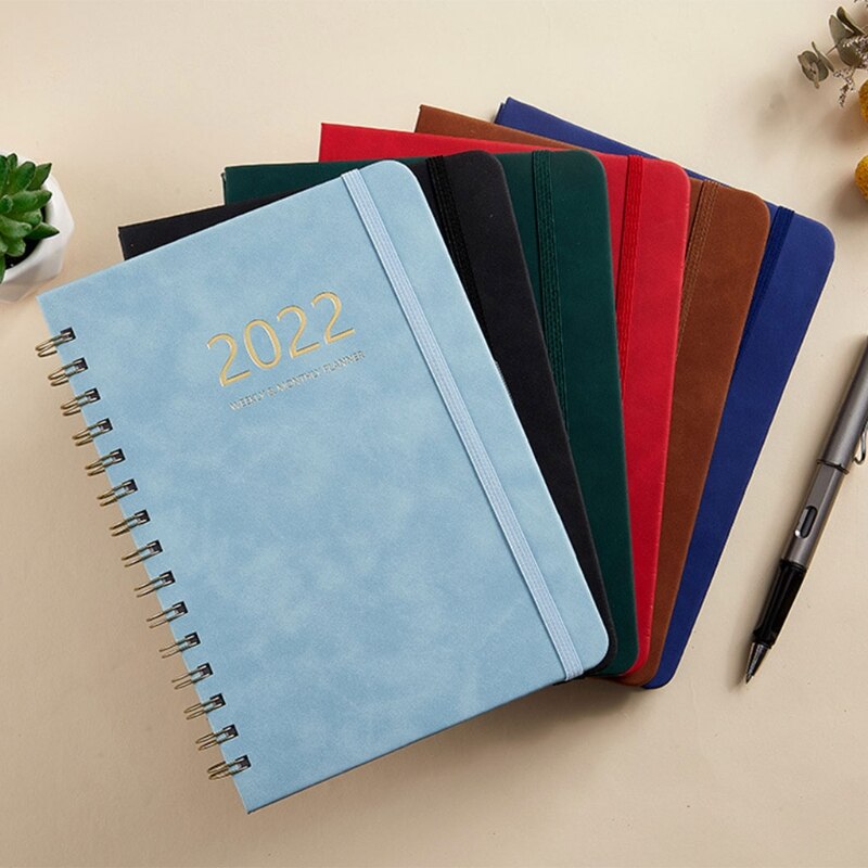 2022 Weekly Planner Notebook Journals Agenda Organizer Daily Plan Note Book Schedule Notepad Stationery School Supplies