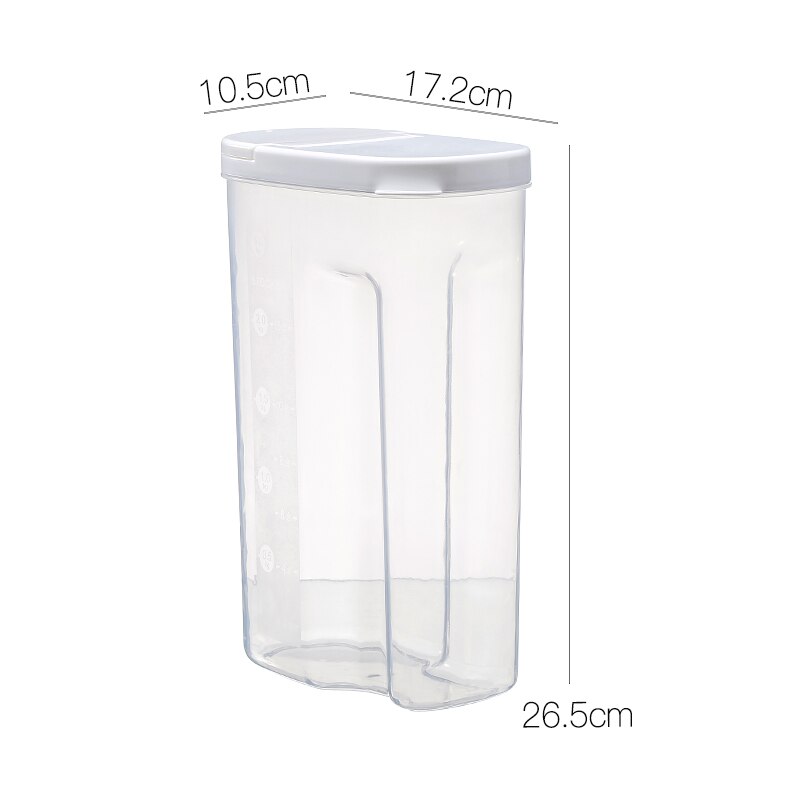 Plastic washing powder box household washing powder box with lid special bottle washing powder storage bucket LL10281647: L