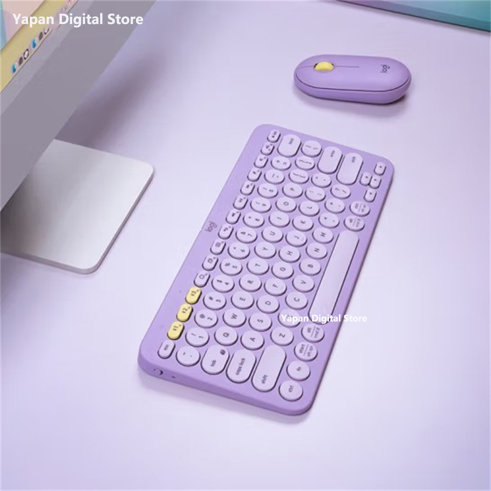Logitech K380 Drahtlose Bluetooth-Tastatur für mehrere Geräte, tragbare, ultradünne Tastaturen für Windows, Mac, Chrom, iOS und Android