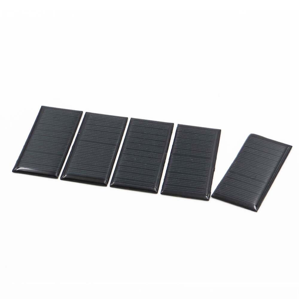 10pc x solcellemodul 5.5v 0.38w 70ma bærbar modul gjør-det-selv solcellepanel for mobiltelefonlader hjemmelys leketøy etc solcelle