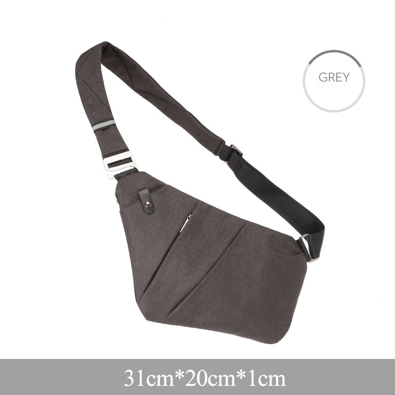 Mannen Borst Pak Zakken Mannen Enkele Schoudertassen Waterdichte Nylon Crossbody Tassen Crossbody tas Nylon Waterdichte Sling Rugzak