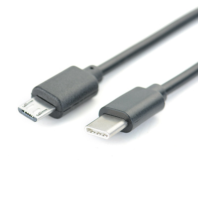 Câble usb c vers micro usb micro b usb type c mâle vers mâle compatible avec macbook, imac pro, chromebook pixel