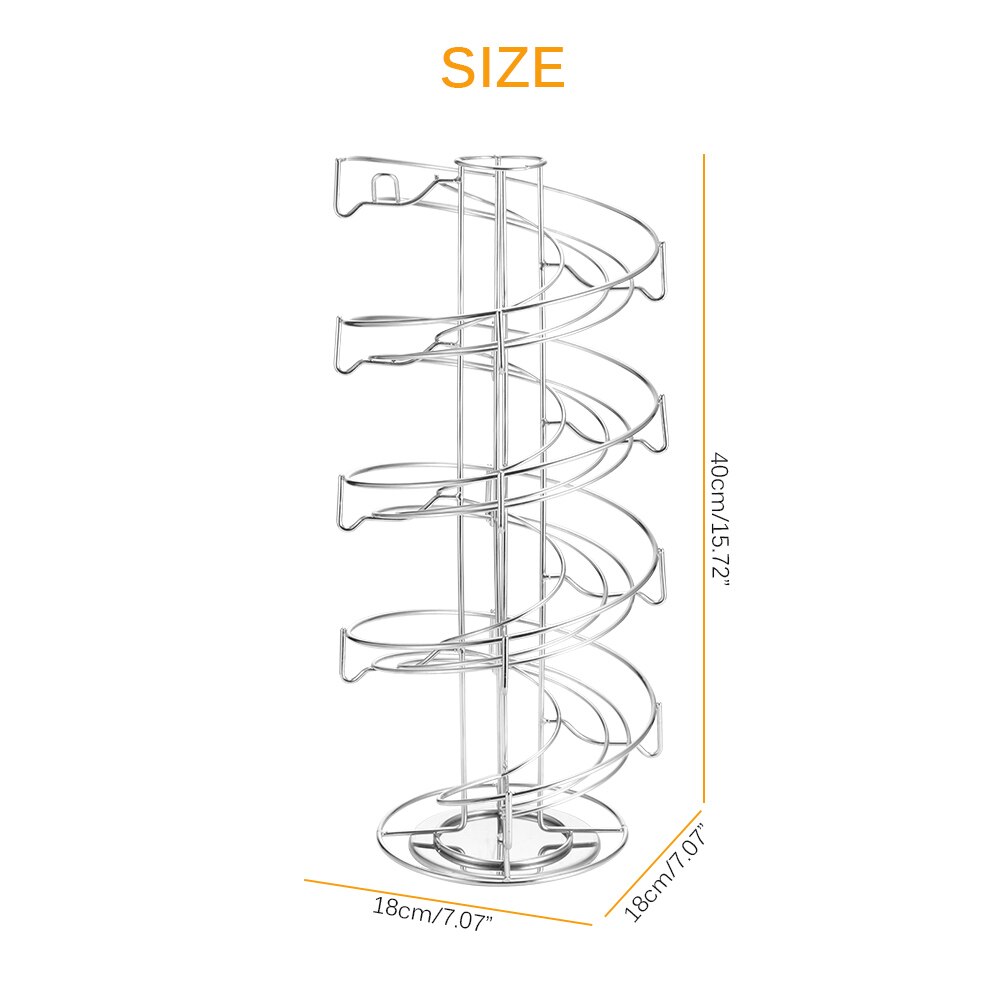 Coffee Pod Drawer Durable Coffee Capsule Holder HoldingMetal Reusable Coffee Capsules Storage Rack