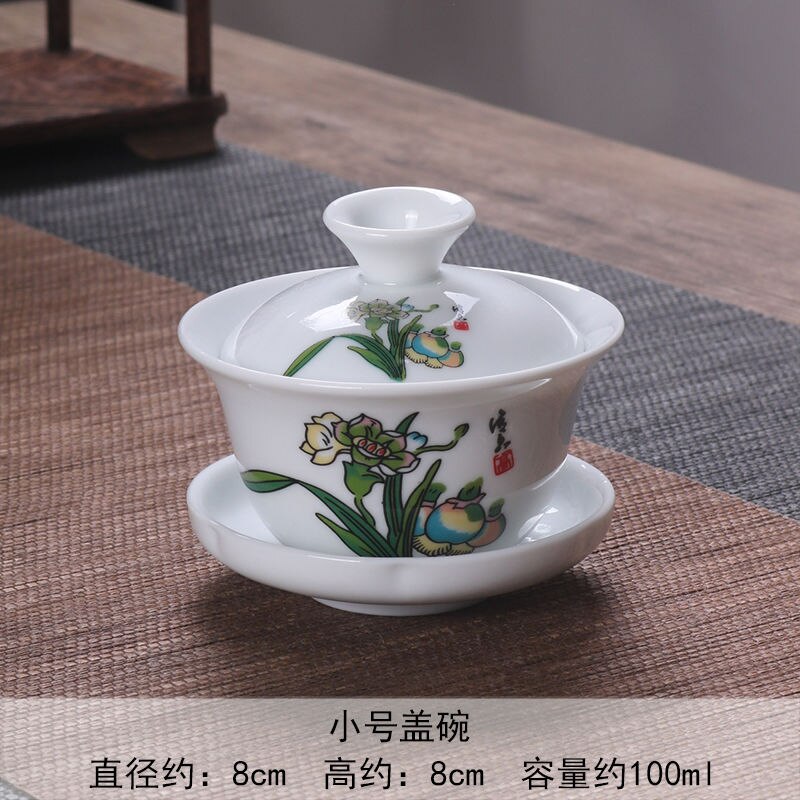 Jingdezhen Porcelain Tea Set Tureen and Bowls Set: 3