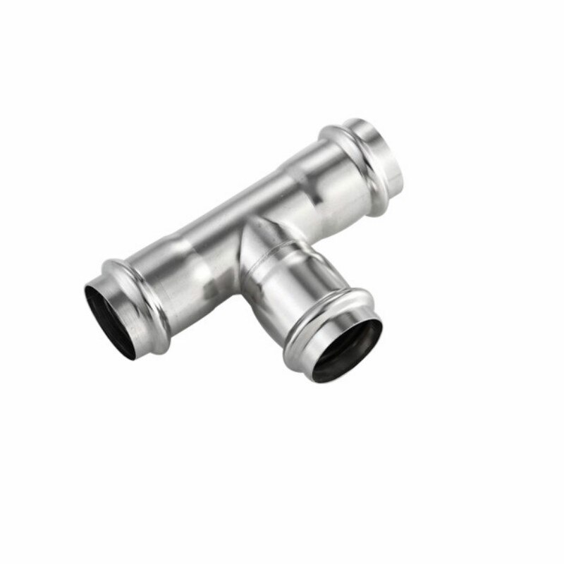 Sanitary TEE 3 Way Pipe Fitting Stainless Steel T Shape Pipes DN15 ,Sanitary Stainless Steel Equal Tee