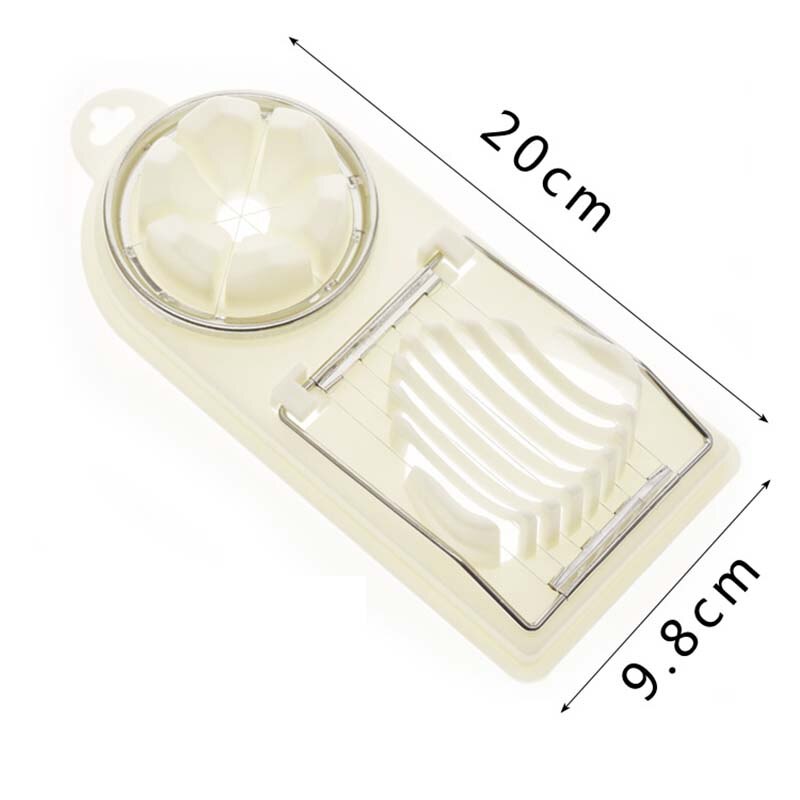 Kitchen Egg Scrambler Golden Egg Shaker Mixer Scramble Eggs Whisk Inside The Shell Manual Cooking Tool: white