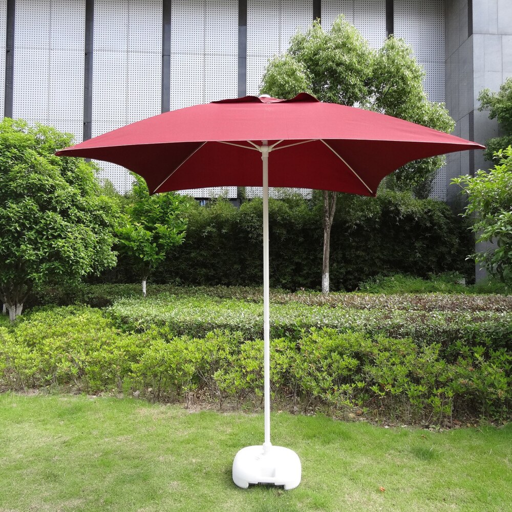 Sonnenschirm Sonnenschirm Baldachin Ohne Rahmen 2x2m 4 Knochen Garten Schwimmbad Anti-Uv Polyester Ersatz Regenschirm Abdeckung Baldachin