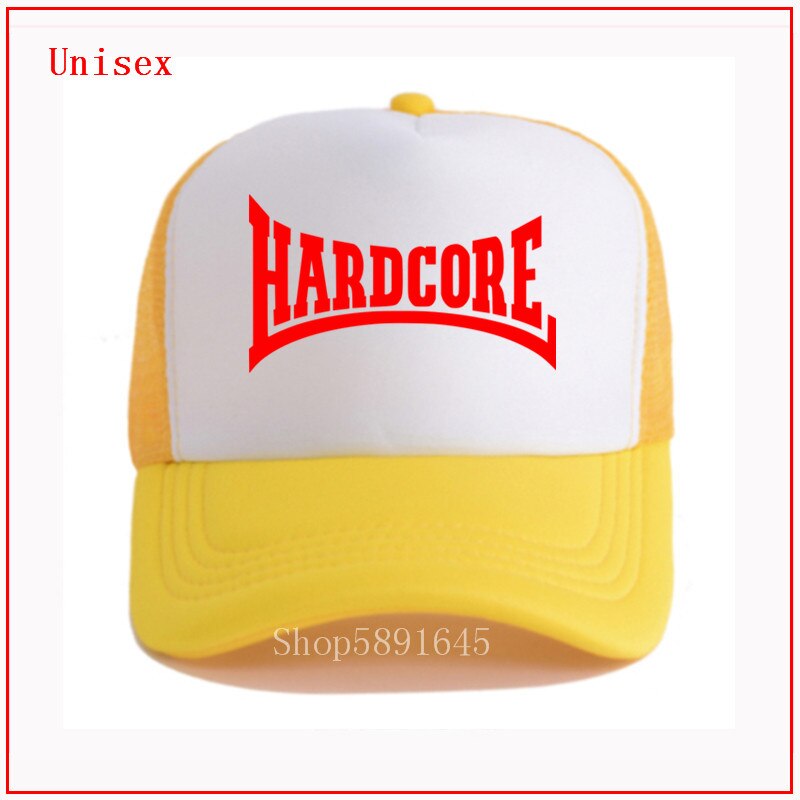 Moda personalizado 100% algodão 2020 hardcore res boné de beisebol legal pai chapéu hip hop snapback bonés chapéus para mulher: yellow-white / Kids