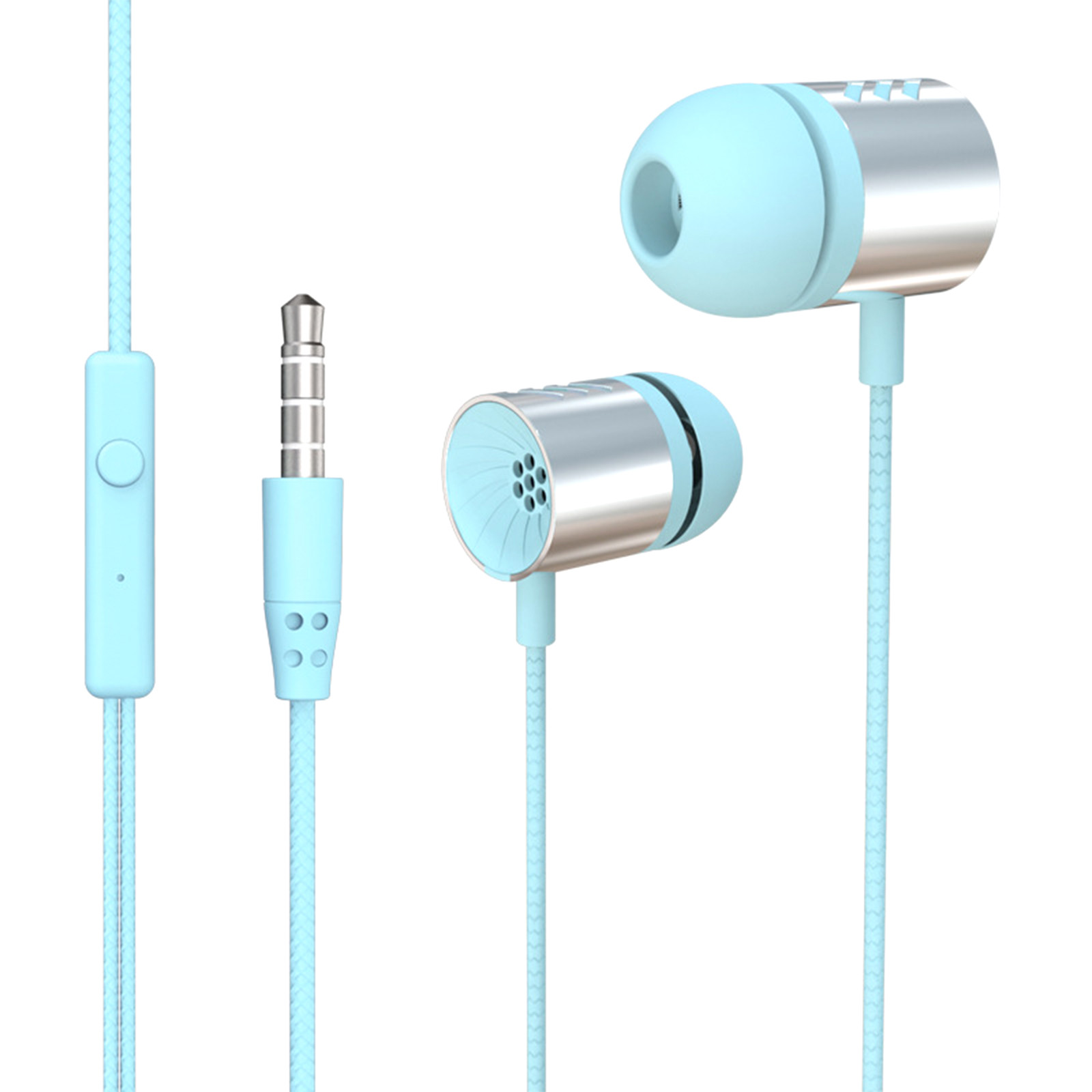 Wired Headphones With Mic Earphones In Ear Headphones With Microphone 3.5mm Wired Earbuds For Ios And GüMrüKsüZ Vergisiz üRüNler: green