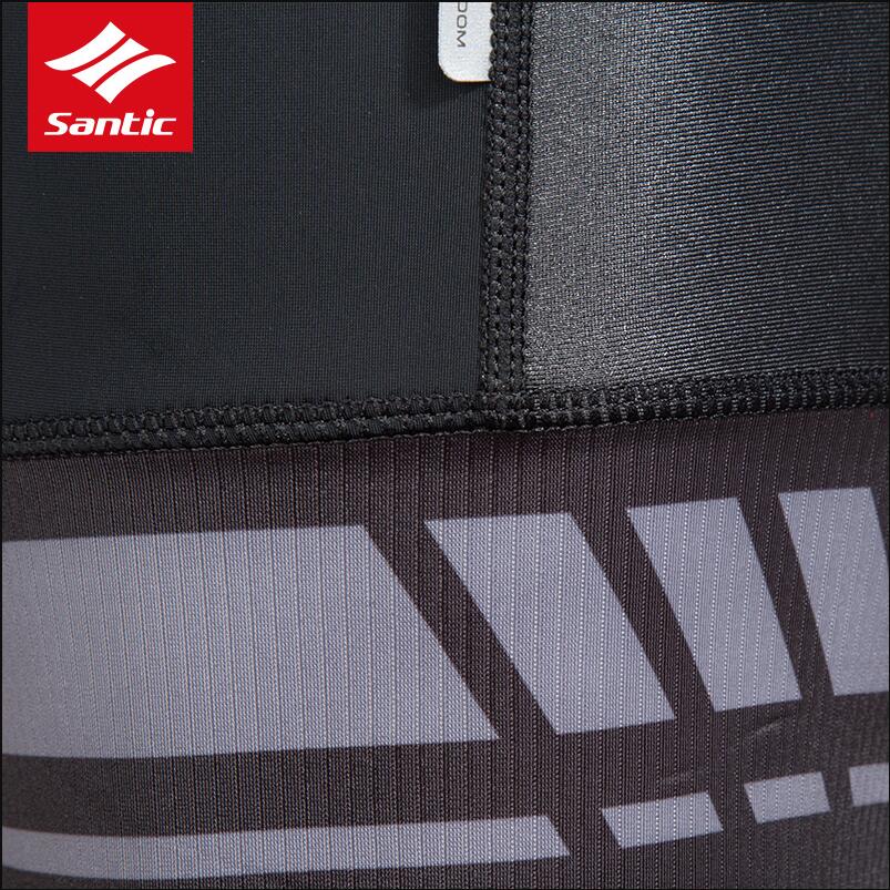 Santic Mannen Fietsbroek Coolmax 4D Pad Shorts Shockproof MTB Racefiets Pro Shorts Anti-pilling Reflecterende ciclismo