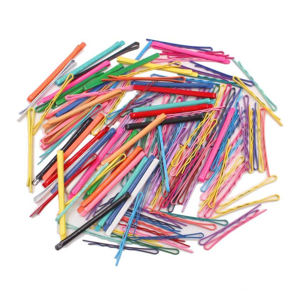50 Pieces Mix Colorful Bobby Pin Bobby Hair Pins Hair Styling Clips for Girls and Women