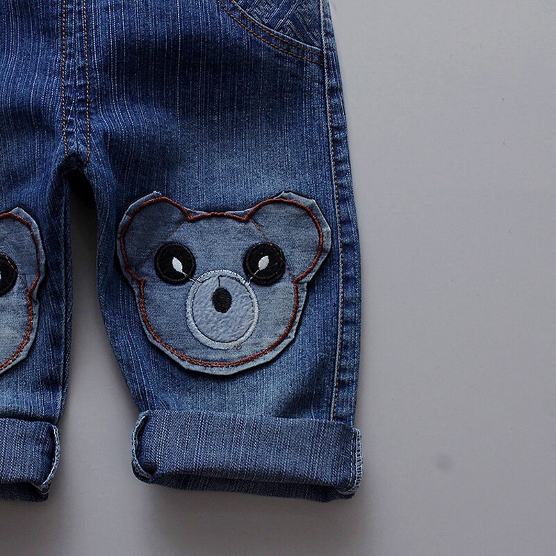 IENENS Toddler Boy&#39;s Denim Overalls Baby Cartoon Dungarees Infant Long Pants Kids Boy Jeans Jumpsuit Clothes Clothing Trousers