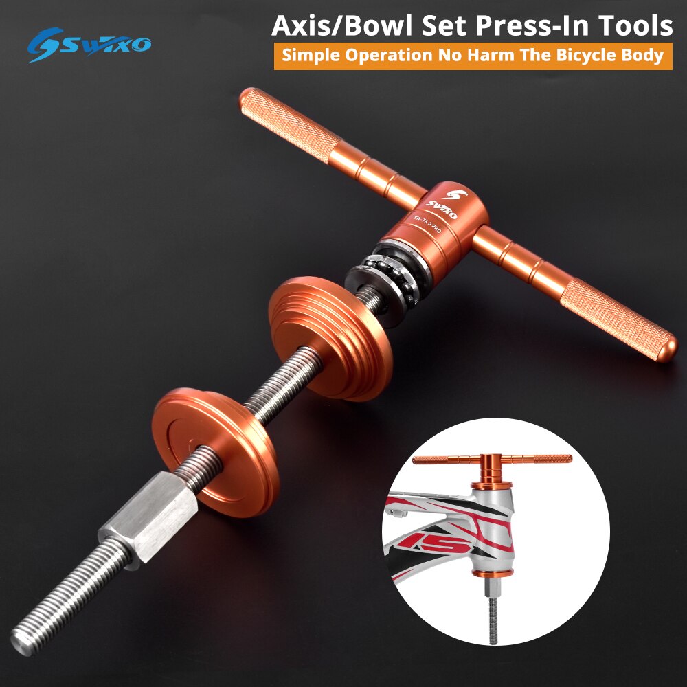 SWTXO Bike Headset Cup and Bottom Bracket Press Installation Tool Bicycle Headset Press-in Tool Bearing Installer Repair Tools