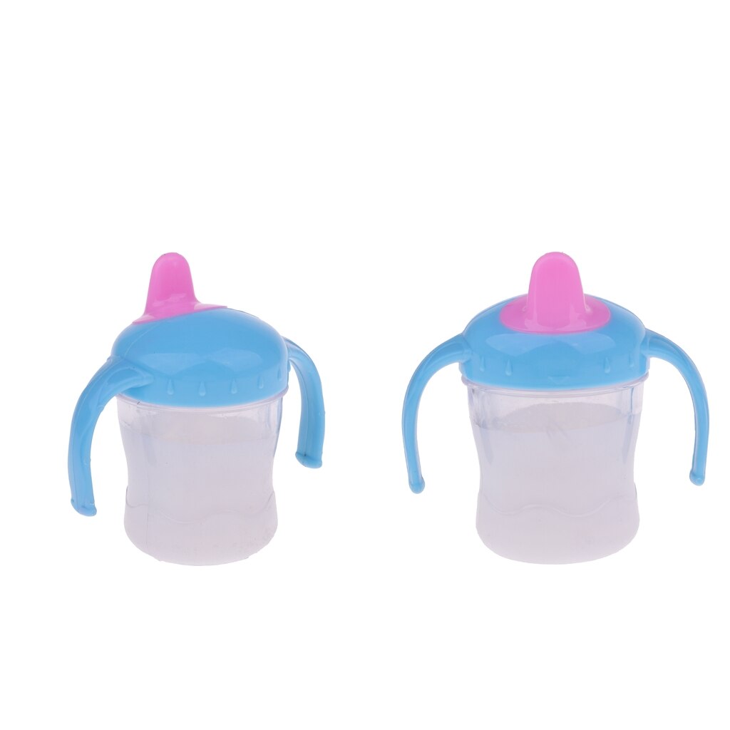 Newborn Baby Doll Accessories Magic Bottles Set, Disappearing Milk -2 Pieces