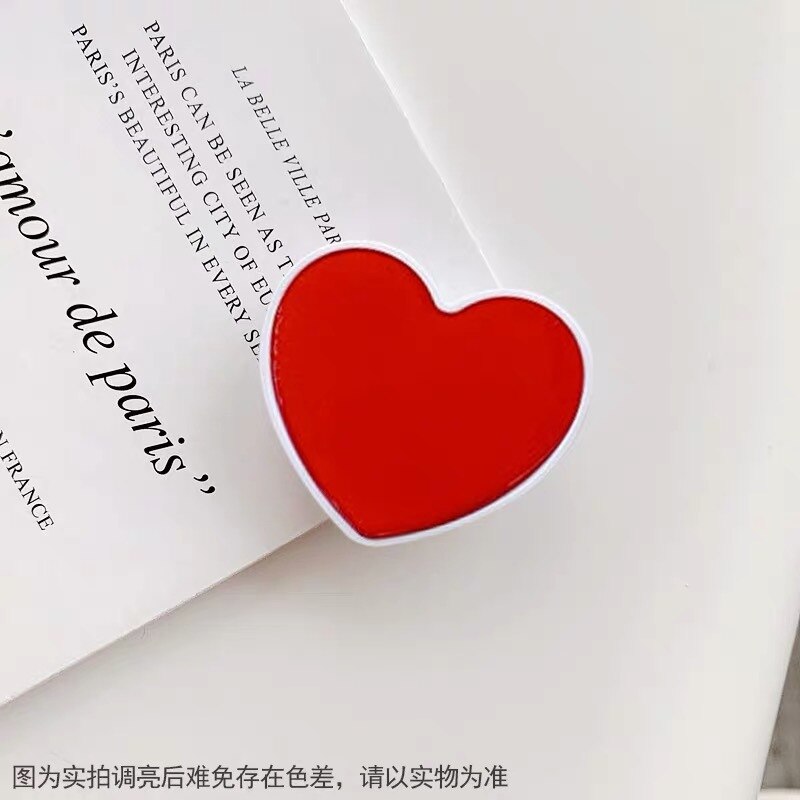 Popular Universal Pocket Airbag Stand Mobile Phone Accessories Holder Love Heart Shaped Bracket Mount for IPhone Samsung Huawei: 10