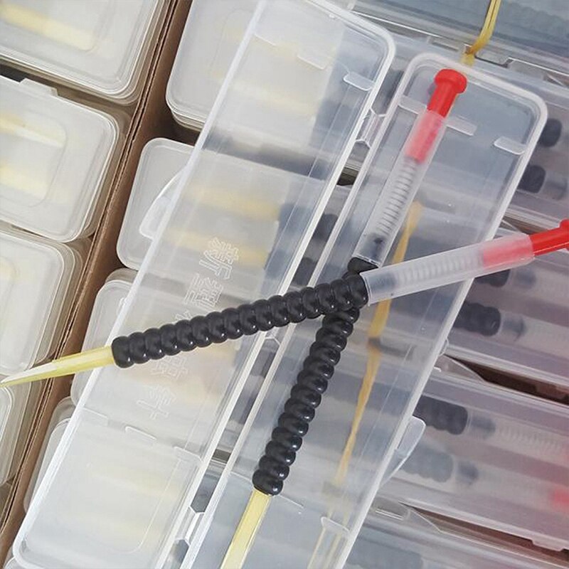 Bijenteelt Enten Tool Bee Koningin Larve Bijenteelt Intrekbare Enten Apparatuur Levert Met Lente 1 Doos 2 Pennen