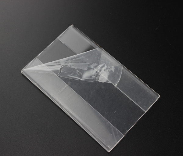 10X15cm 1.3mm Acrylic label sign tag price display rack shelf wall mounted desk adhesive label price sign holder label frame