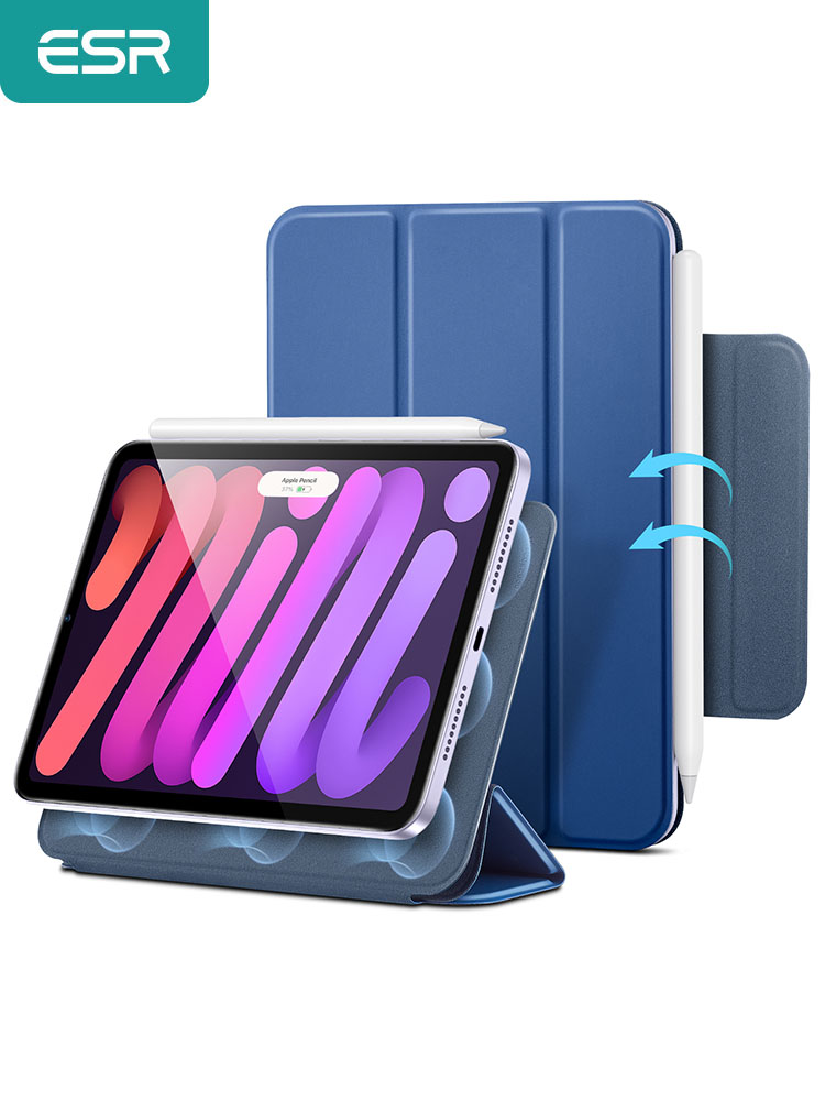 ESR for iPad Mini 7 Case, iPad Mini 7th/6th Generation Case (8.3 inch ) Powerful Magnetic Attachment Protection Cover