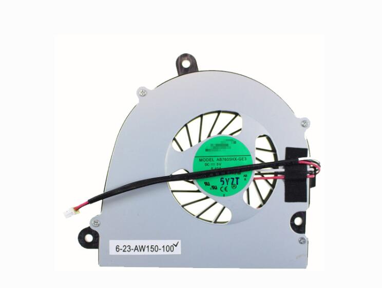 Para Clevo W110ER W150HR para Haier X5P para Hasee K570N K570N-i5 K570N-I3 W650 AB7505HX-GE3 CWB4100 6-23-AW150-100 ventilador de refrigeración de la CPU