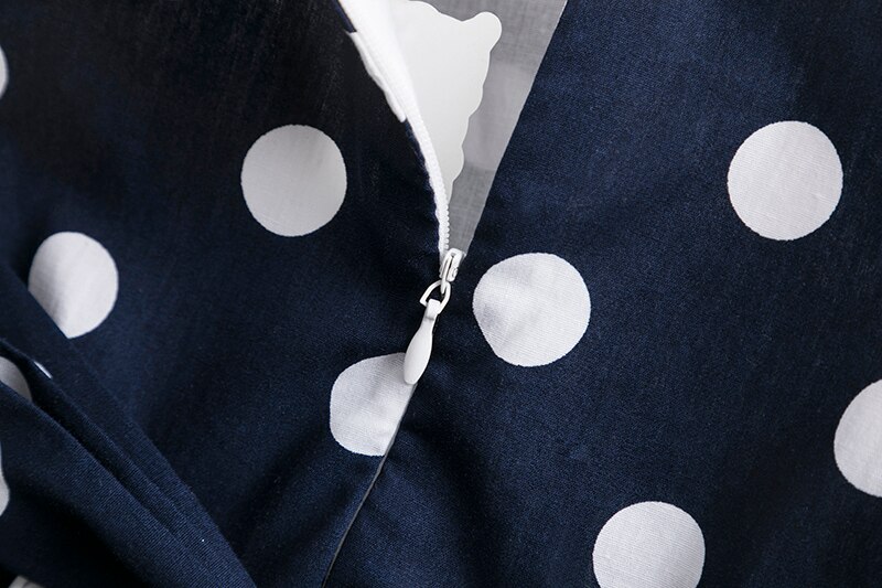 Casual Polkadot Jurken Voor Meisjes Boog Verjaardag Party Dress Kinderkleding Zomerjurk Baby Meisje Kleding 4 5 6 7 8 9 10 11 12 Jaar