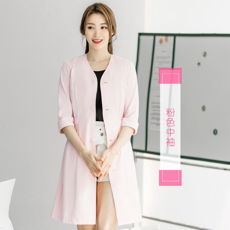 Cosmetologist, beauty salon, dentist, Dental SPA, Traditional Chinese medicine health salon, working clothes for skin management: Black / XL