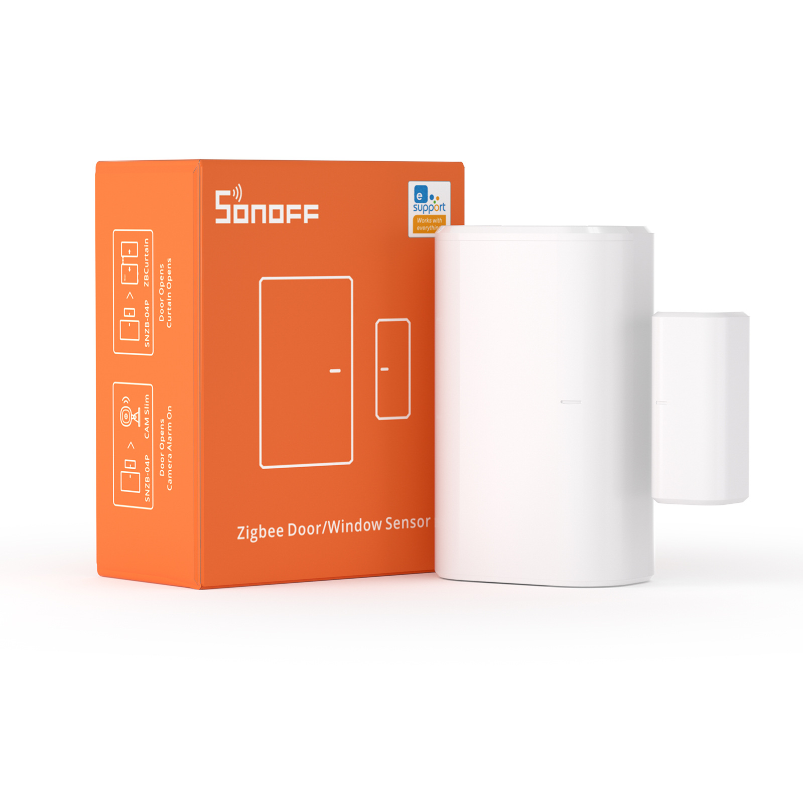 SONOFF Zigbee Bridge / draadloze schakelaar / temperatuur- en vochtigheidssensor / bewegingssensor / draadloze deur-raamsensor Zigbee 3.0: Bundle4