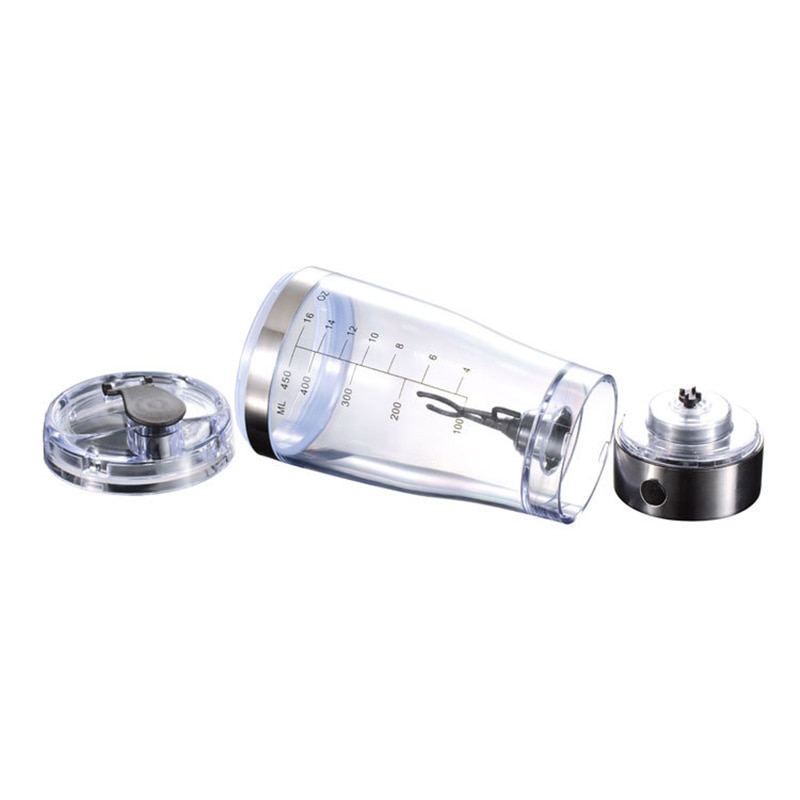 Mini usb 450ml elektrisk automatisk protein shaker bärbar rörelse blandningsblandare vortex tornado bpa gratis min vattenflaska