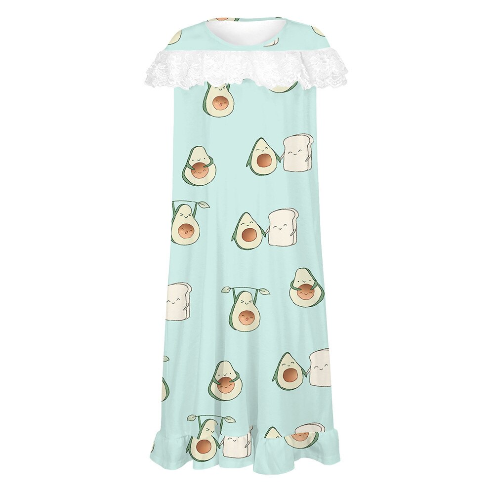 Camicia Da Notte In Cotone Per Donna – Manica Lunga, Con Pizzo, Stile Principessa, Biancheria Intima Notte