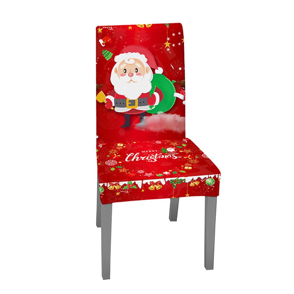 Christmas Table Cover Rectangular Christmas Collection Tablecloth With Cute Santa Oil-Proof And Waterproof For Home Decorat: single chair cover