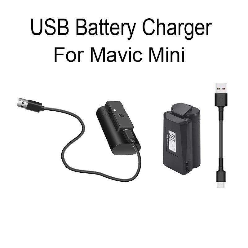 Usb Snellader Voor Dji Mavic Mini Drone Batterij Opladen Hub Draagbare Oplader Type-C Poort Kabel Accessoires