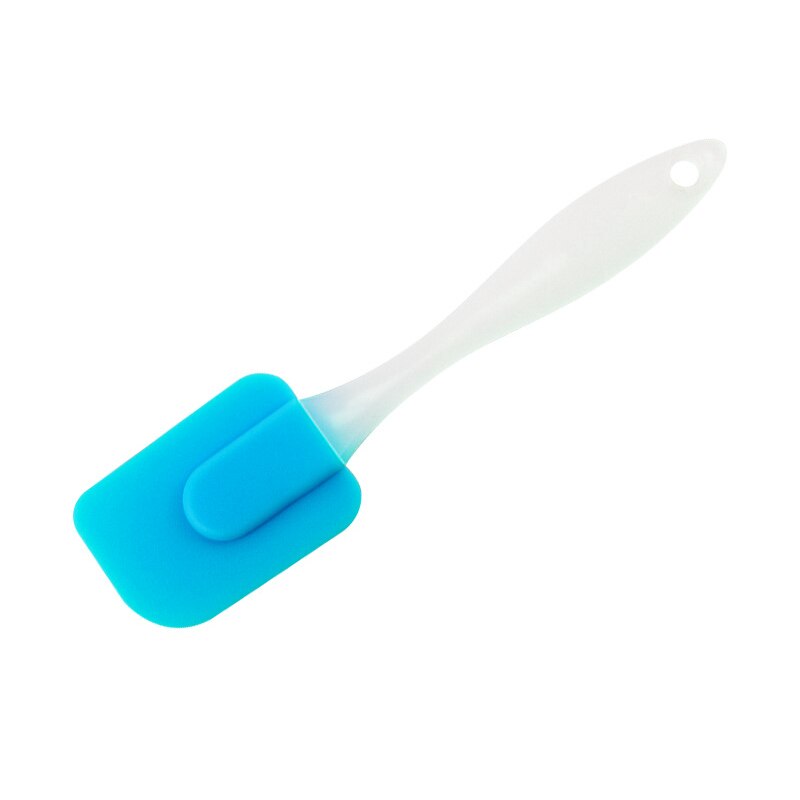 Silicone Spatula Baking Scraper for Kitchen Mixing Folding Scraping Cooking and Serving Silicone Scraper for Stirring: blue 01
