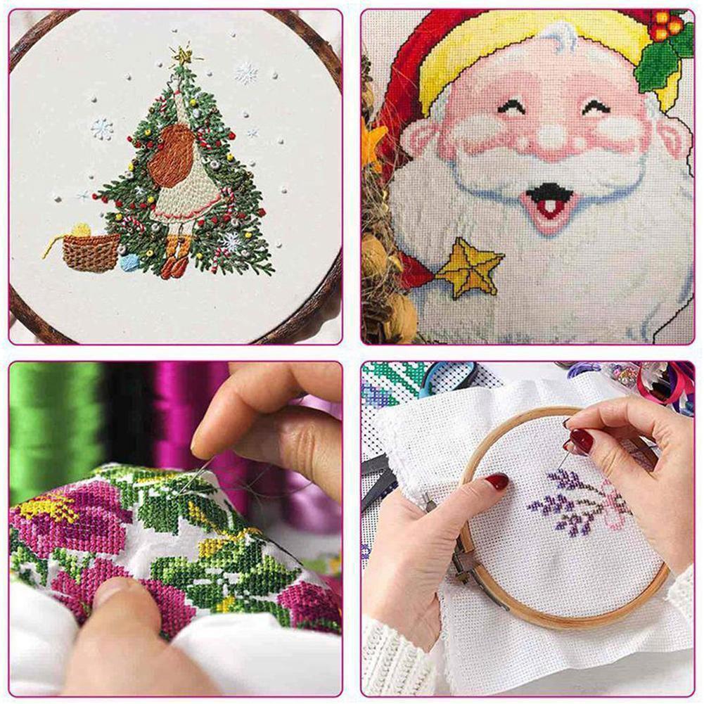 Multicolor Embroidery Thread Stitch Floss Threads Sewing Cotton Diy Kit Tool Skein Skeins Sewing 50/100pcs E2n0