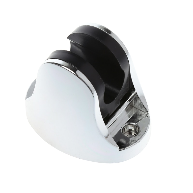 Chrome Bathroom Shower Base Holder Adjustable Hose Wall Mount Head Stand Bracket