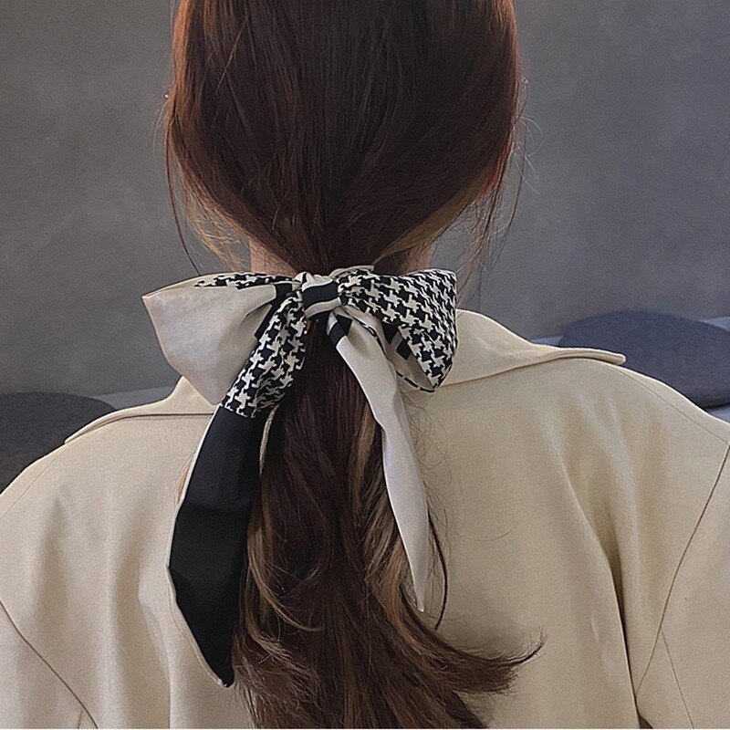 INS Druck Stirnband Platz Silk Schal Haarbänder Haar Hoop Friseur Styling Strand Zubehör Für Frauen Mädchen Dame Stirnband