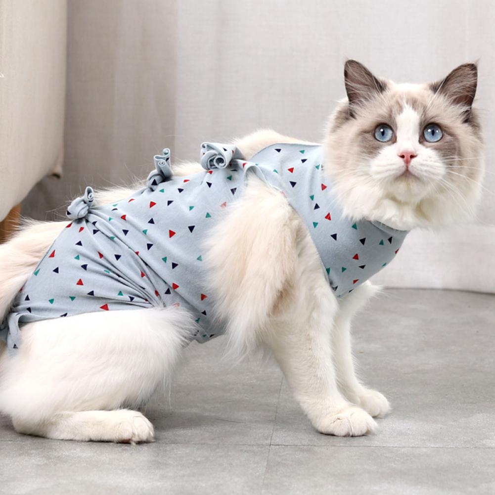 Trajes de recuperación quirúrgica para gatos, traje de recuperación para heridas, camisa de perro, después de cirugía, traje de recuperación de destete, ropa para mascotas
