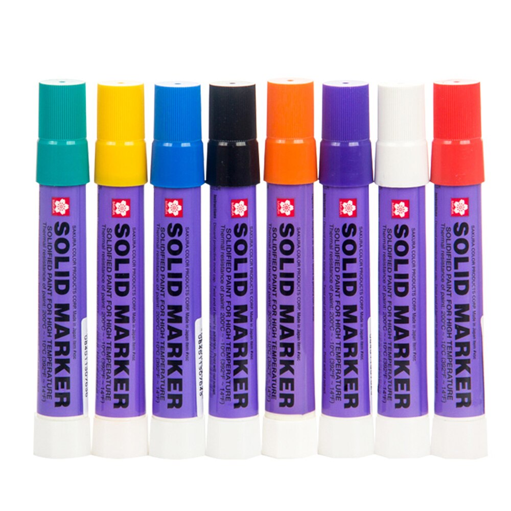 1pcs SAKURA XSC Solid Paint Pen Industry Water Writing Steel High Temperature Marker Pen Paint Pen Does Not Fade Marker Pen