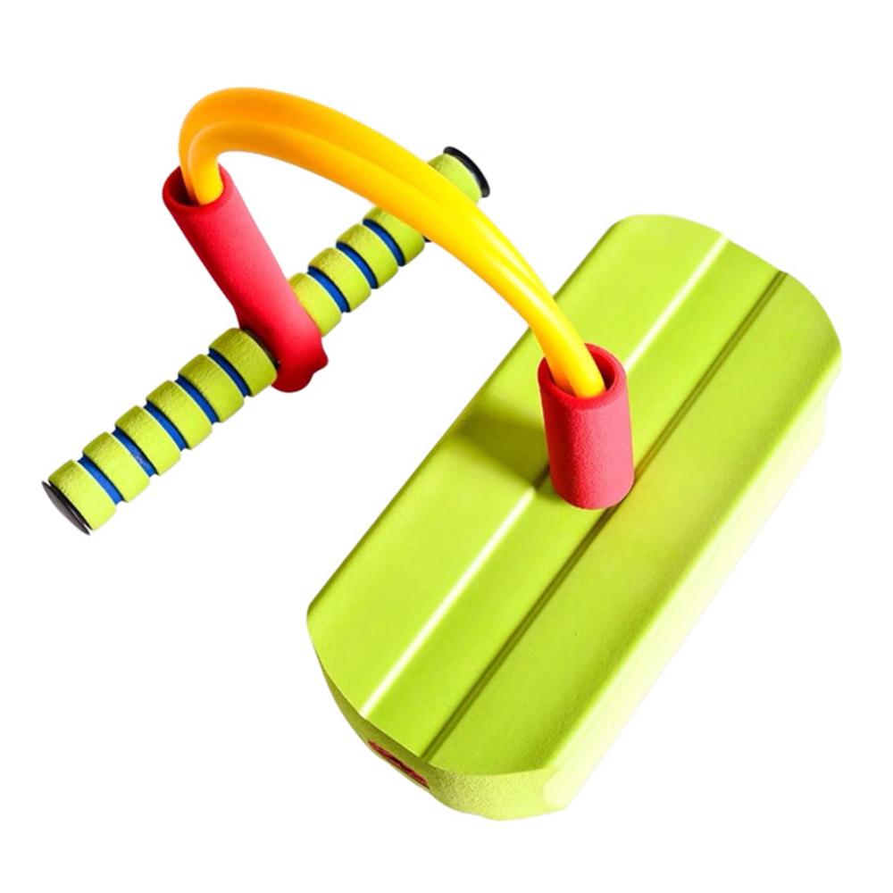 Giocattolo Fitness per bambini scala in corda di legno Multi pioli giocattolo da arrampicata rana salto altalena anelli per bambini corda sportiva sicura altalena girevole rotante: Jumping Green