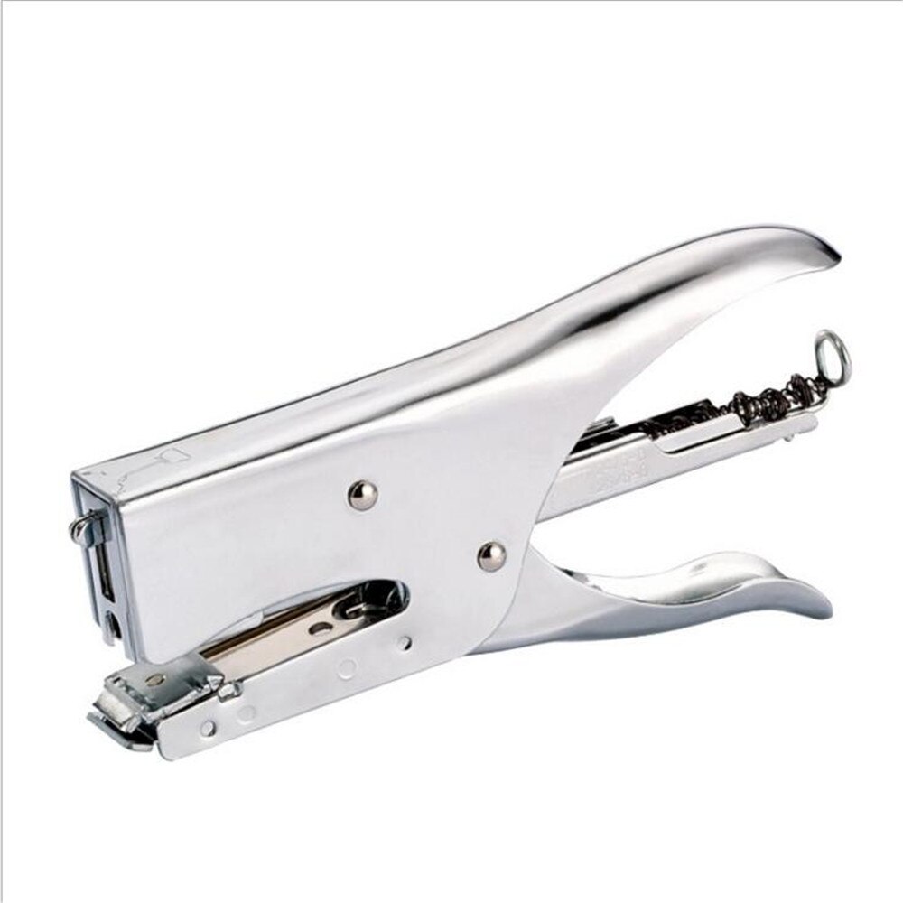 Tang nietmachine handmatige metalen hand nietmachine nietmachine 40 vellen handbesparende nietmachine mini stationair kantoorbenodigdheden